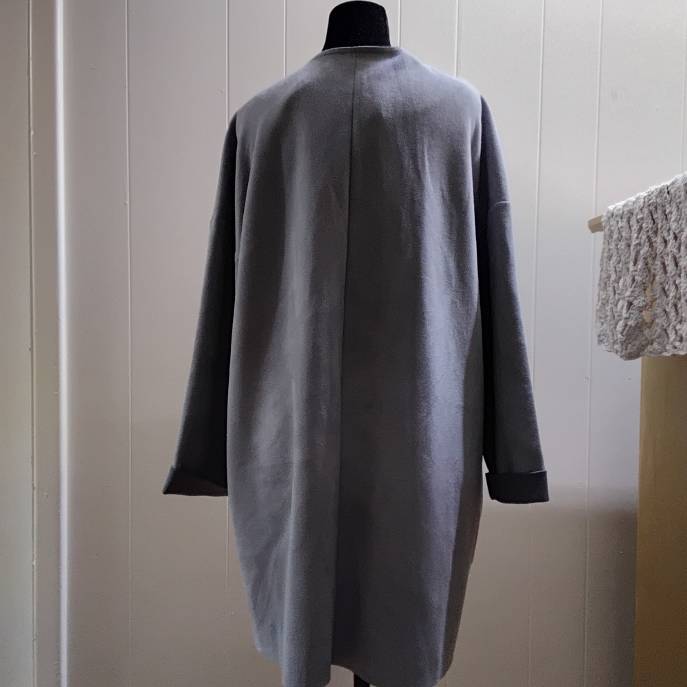 Zara Gray Hooded Blazer - Picture 4 of 5